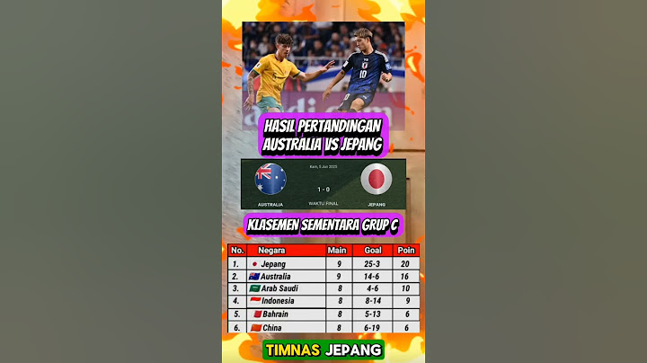 kalahkan jepang 1 0 Australia berhasil lolos otomatis ke piala dunia 2026 #beritabola #fifa