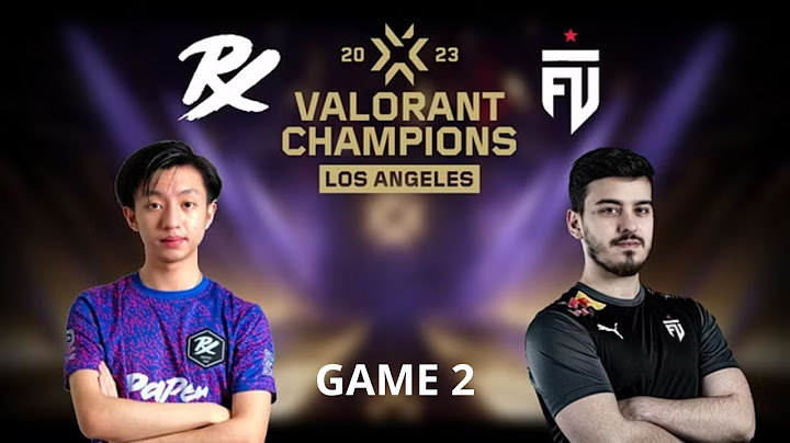 VALORANT CHAMPIONSHIP ELIMINATION MATCH - PRX VS FUT GROUP D MATCH 2 GAMEPLAY (09/08)