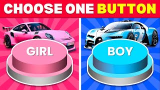 Choose One Button!  GIRL or BOY Edition ❤