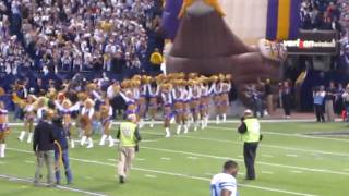 Vikings (playoffs Dallas) enter the stadium