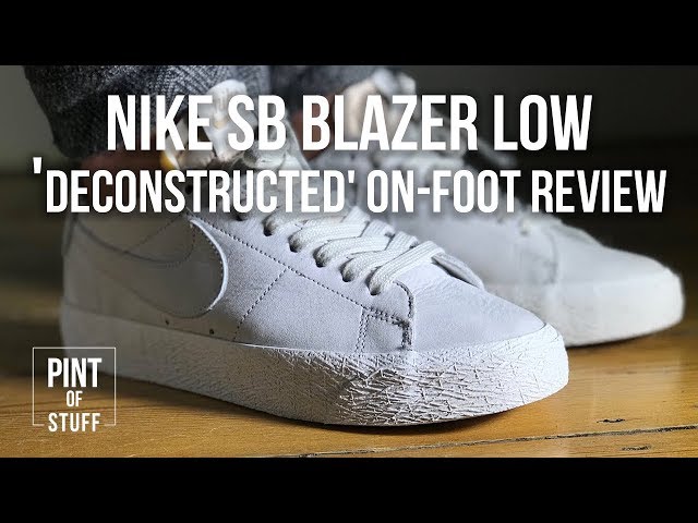 Nike SB Zoom Blazer Low On-Foot Review with - YouTube