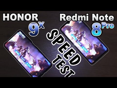 SPEED TEST! Honor 9Х ПРОТИВ Redmi Note 8 Pro! КТО БЫСТРЕЕ?