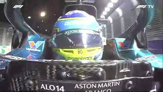 Fernando Alonso Race Radio Finish Singapore 2025 (Uncensored)