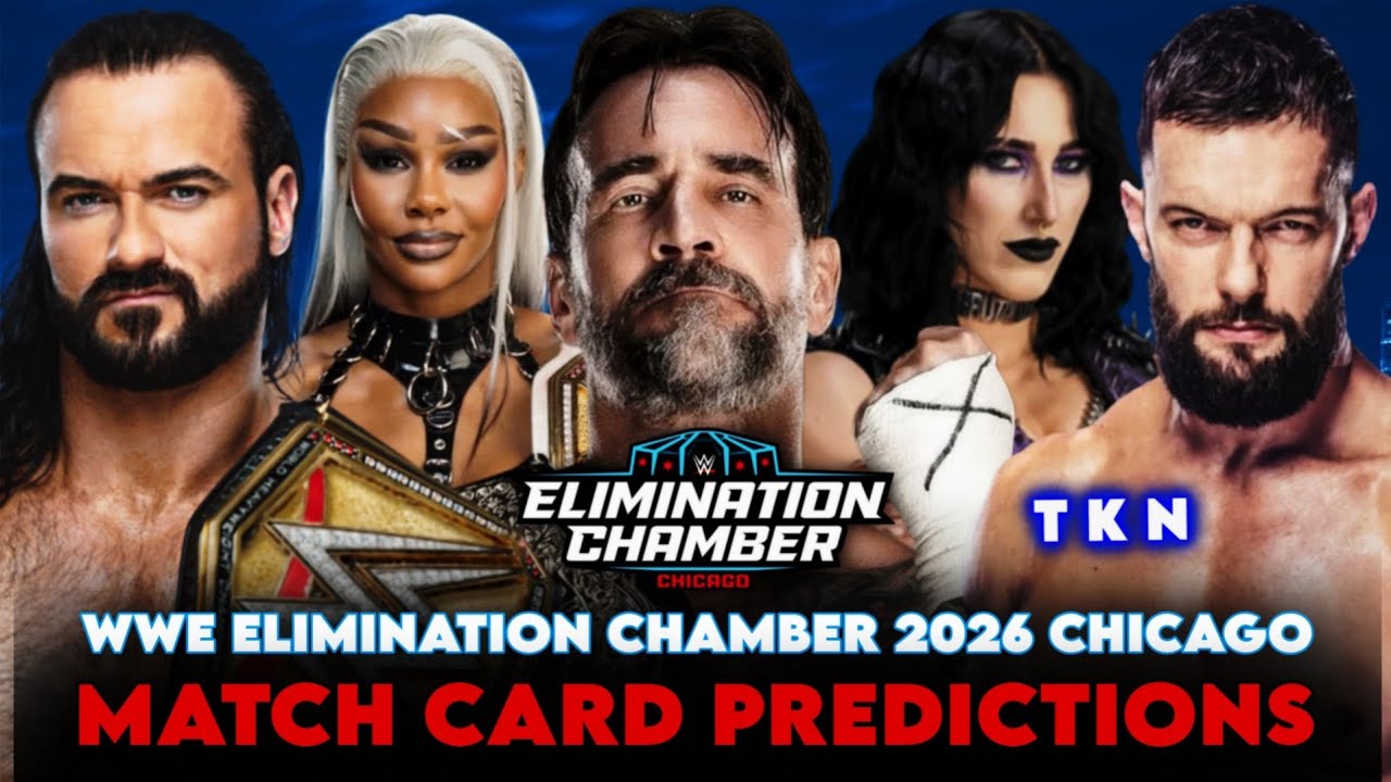 WWE Elimination chamber 2026 Chicago Match card Predictions [ V2 ...