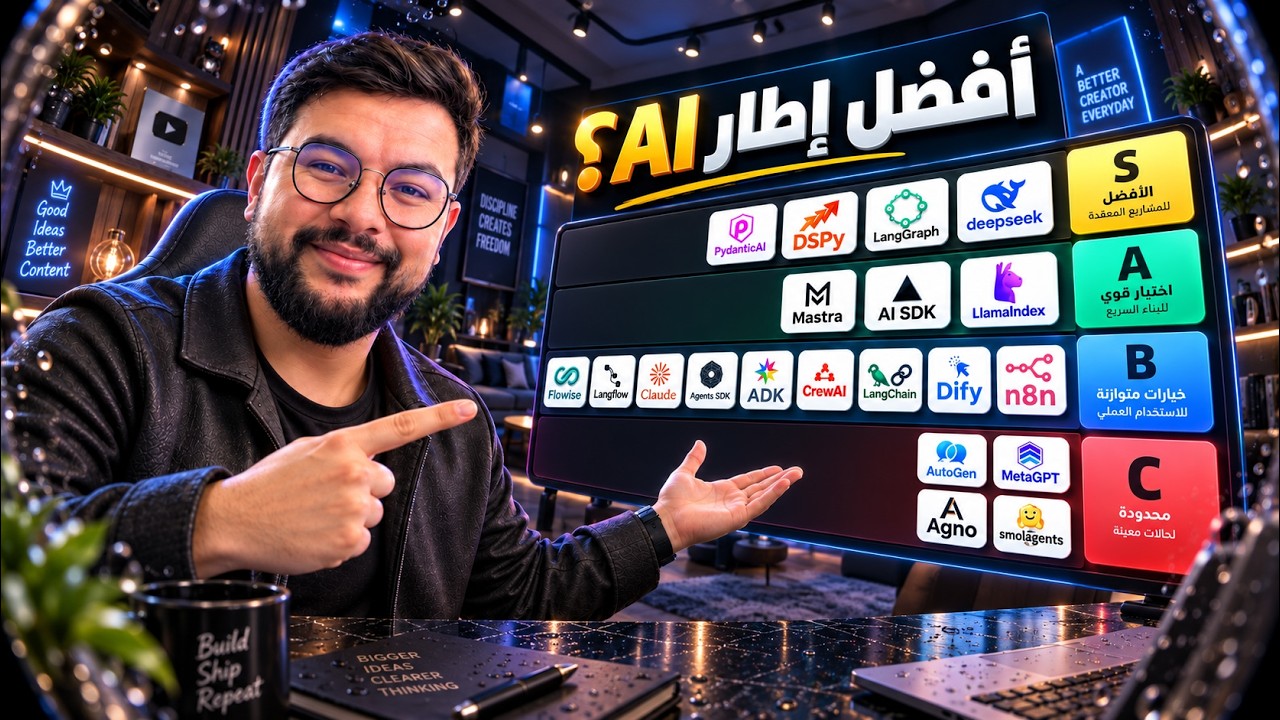 أفضل إطار لبناء AI Agents في 2026! 🔥