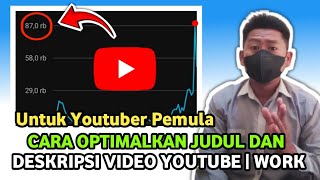 PART 1 - CARA OPTIMALKAN JUDUL DAN DISKRIPSI VIDEO YOUTUBE UNTUK YOUTUBER PEMULA