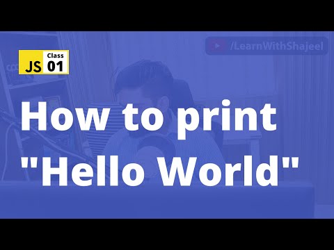 How To Print Hello World In Javascript