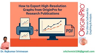How to Export High-Resolution Graphs from OriginPro for Research Publication# | #Tamil#