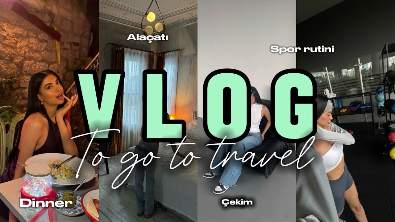 VLOG: Kız kıza Alaçatı ✈️/ Yeni tırnaklar /kaynak saça dönüş🌸/ spor rutinim / Alışveriş yapıyoruz 🛍️