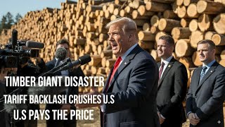 U.S Timber GIANT COLLAPSES — Canada’s Tariffs DESTROY Timber & Housing!