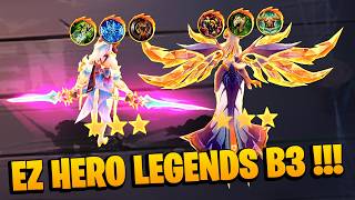 EASY WAY TO FARM LEGEND HEROES B3!! 🤭 - Magic Chess Gogo