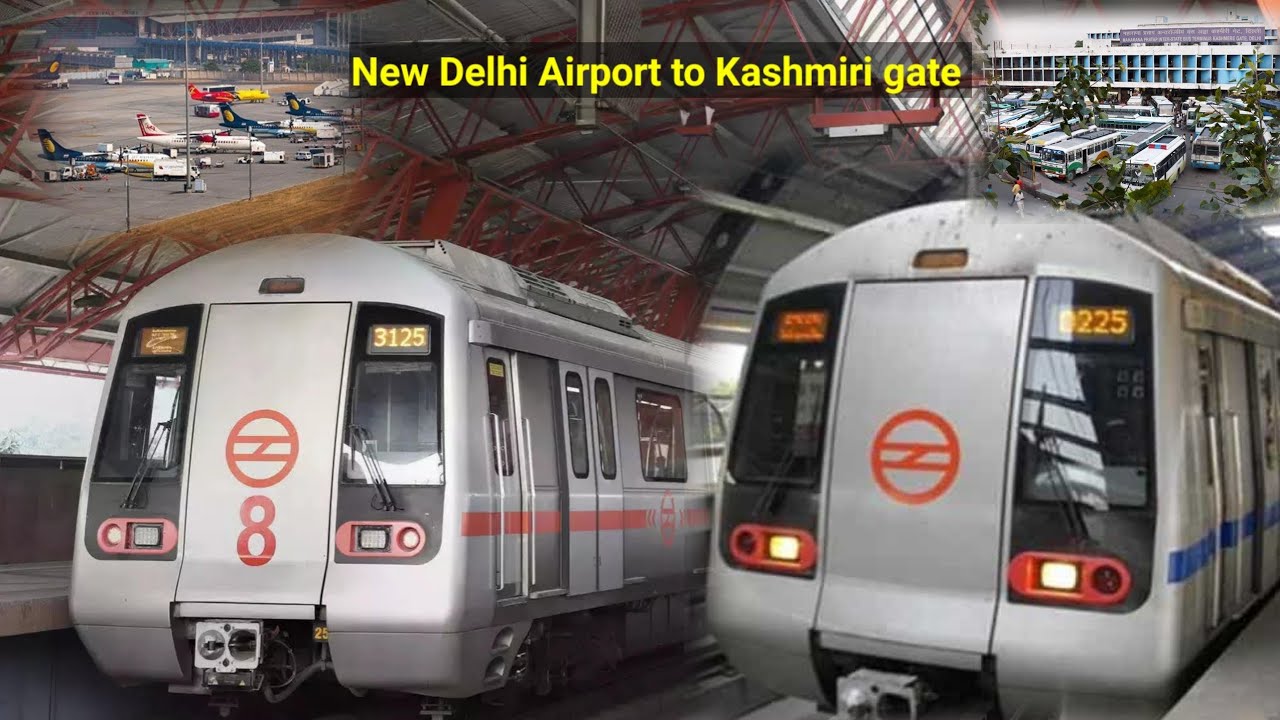new-delhi-igi-airport-to-kashmiri-gate-bus-stand-metro-i-80-rupees-me-i