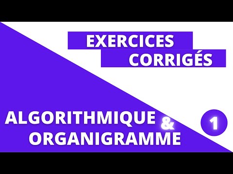 Vidéo: Différence Entre Algorithme Et Organigramme