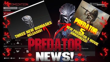 Predator: Hunting Grounds NEW BIOMASKS AND NEW PREDATOR 5 MOVIE ANNOUNCED!