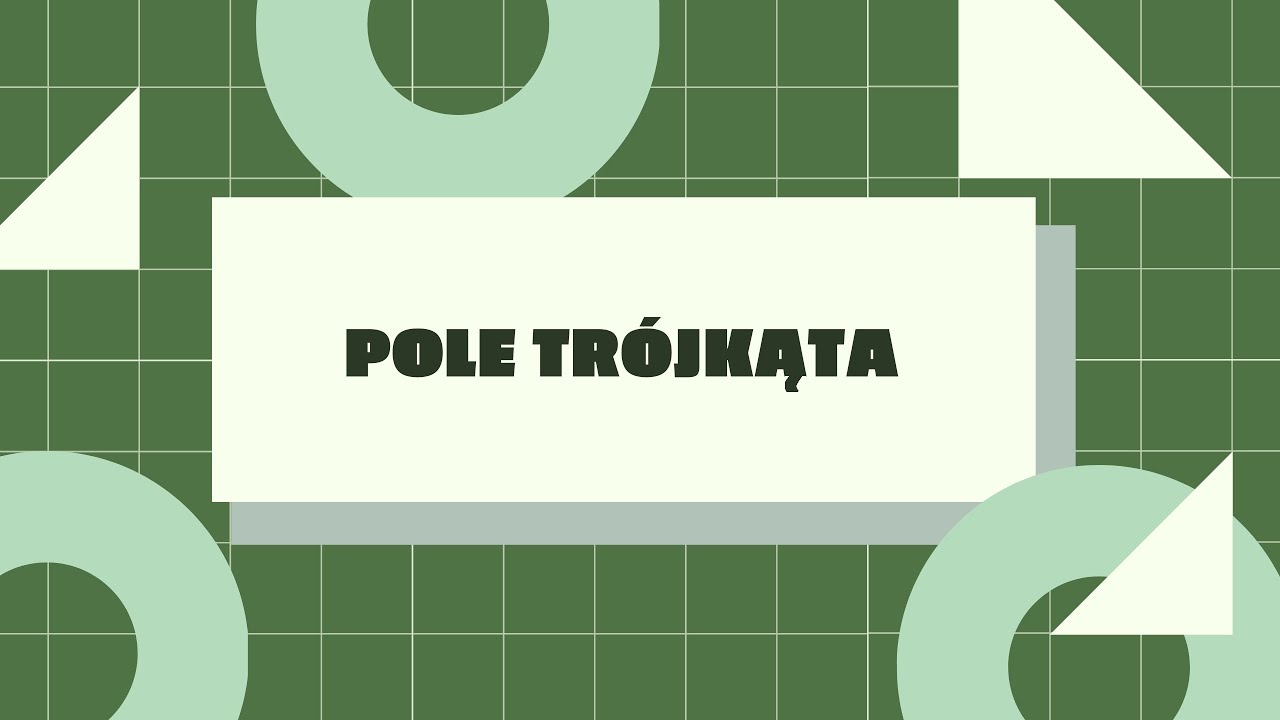 Pole trójkąta