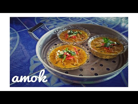อาหารประจำชาติของกัมพูชา amok ( Cambodia  Food )