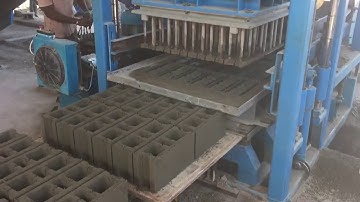 2 units of Conmach BlockKing-25FSS Concrete Block Making Machines at 15 cm Hollow Block Production