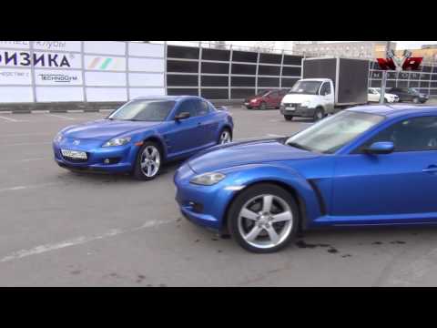 Две Мазды RX-8 с V6 и с V8 после СВАПа.