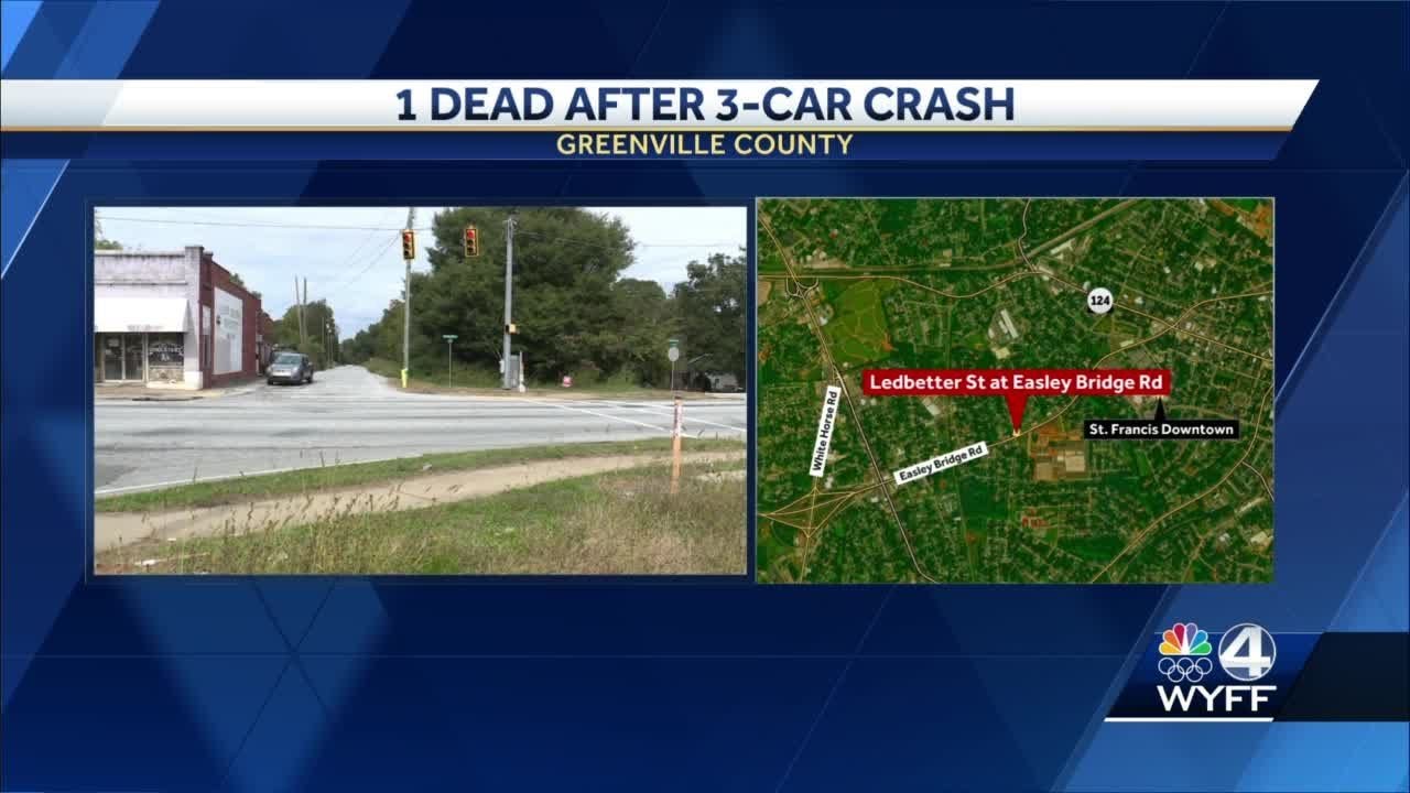 One person dies after Greenville County crash, coroner says - YouTube