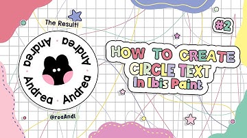 [#2] How to Create Circle Text in ibis paint 🐇