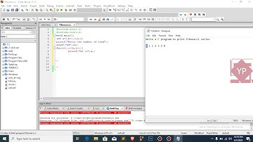 C program to print Fibonacci series0 1 1 2 3 5 8