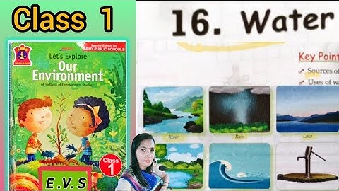 WATER💦 , Class 1(Chapter 16 ) # Lets explore our environment # E.V.S
