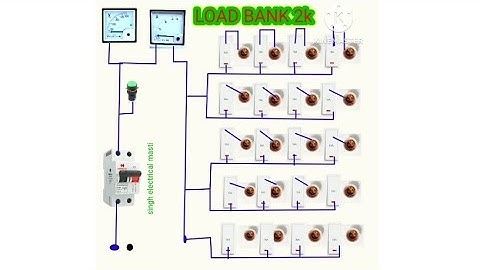 Load bank ka connection karna seekhe 🔥 prectical iti  #electrical #trending