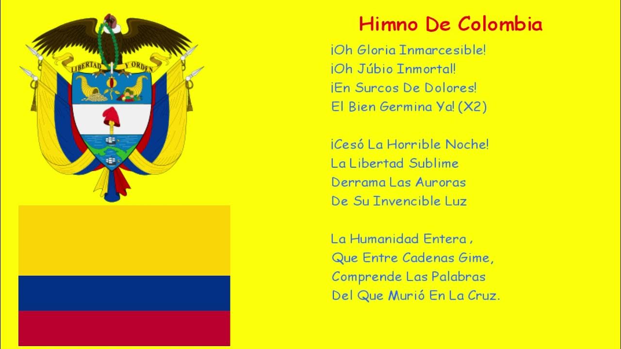 Himno Nacional De La Republica De Colombia YouTube Himno Nacional De La Republica De Colombia YouTube