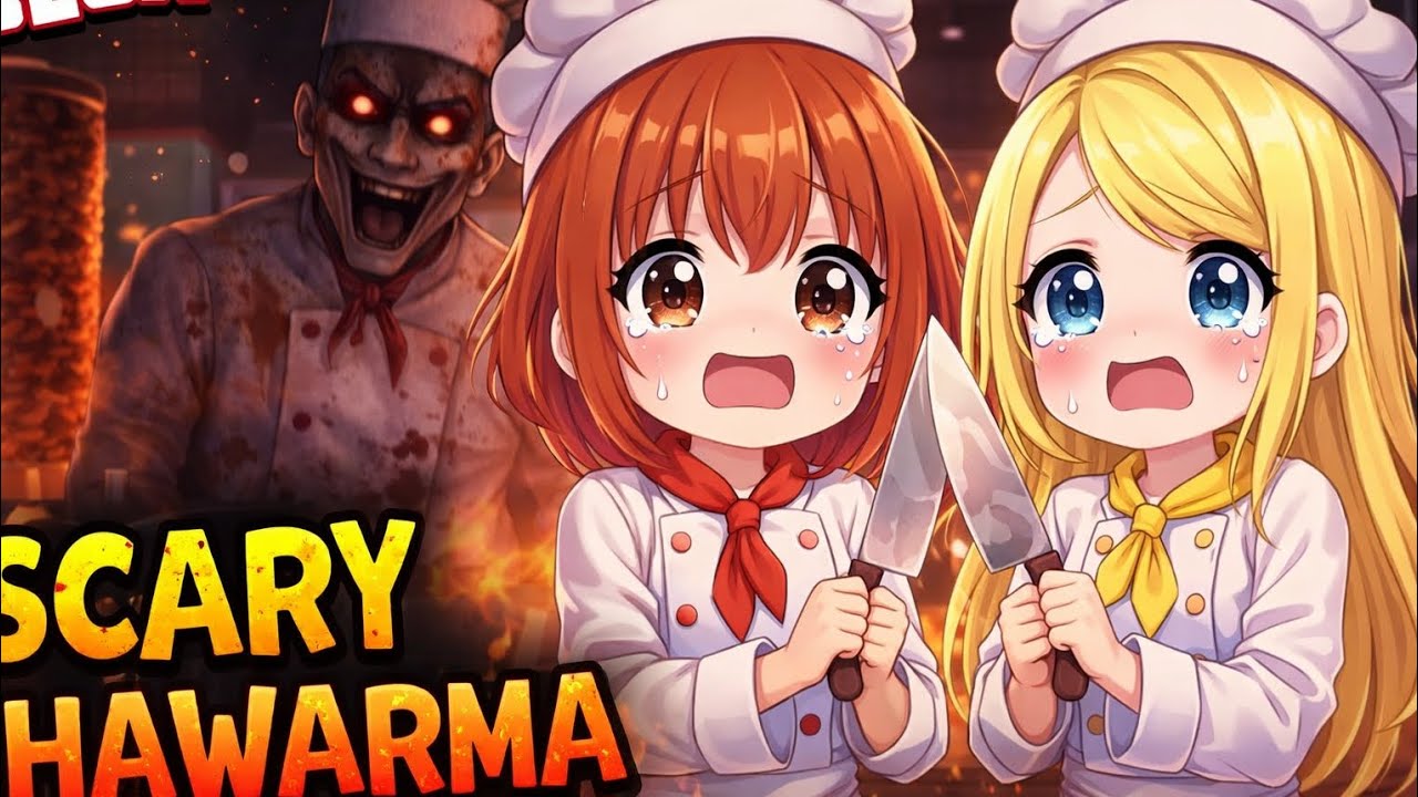 صرنا طباخات في ماب شاورما الرعب 😱 تتوقعوا نجحنا انا و أختي ولا لا🤔 || روبلوكس