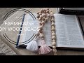 DIY: FARMHOUSE WOOD BEADS