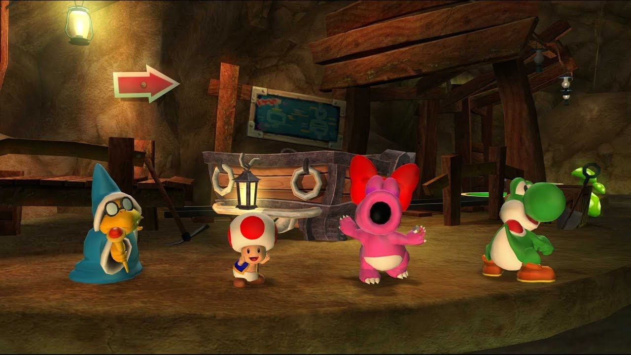 Mario Party 9 Magma Mine - Toad vs Kamek vs Yoshi vs Birdo Gameplay | MARIOGAMINGHUB