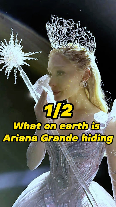 What on earth Ariana Grande hiding?#arianagrande #cynthiaerivo #wicked #celebrity #new #illness