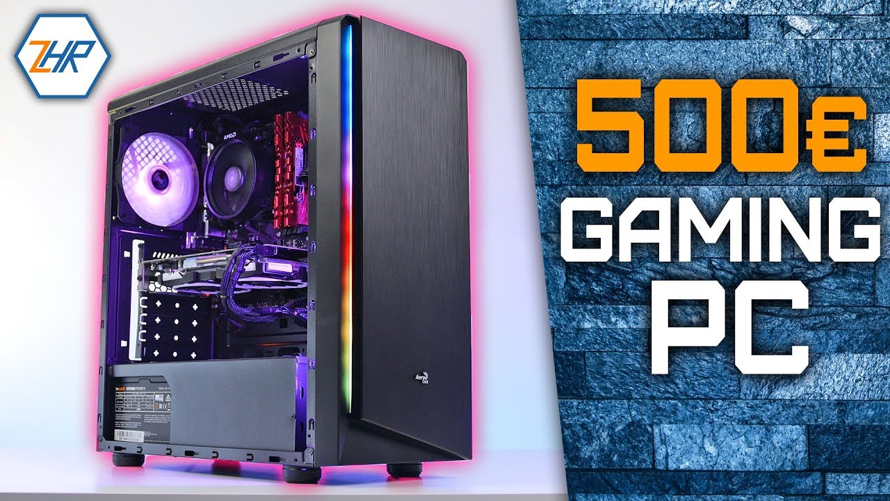 Der BESTE 500 Euro GAMING PC 2019 mit RGB! Preis Leistung | Zusammenbauen & Test - YouTube