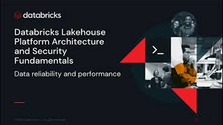 Intro to Databricks Lakehouse Platform Architecture and Security