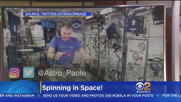 Astronauts Experiment With Fidget Spinners In Space