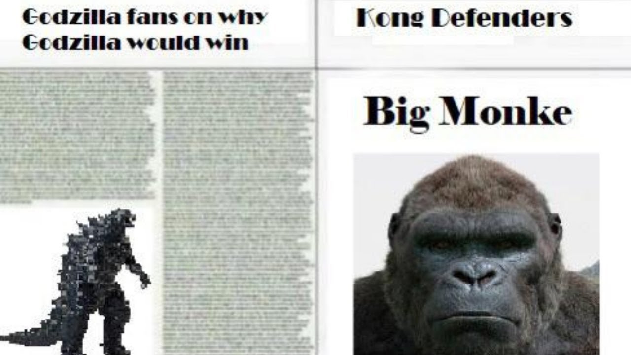 Godzilla Vs Kong Funny Memes Youtube