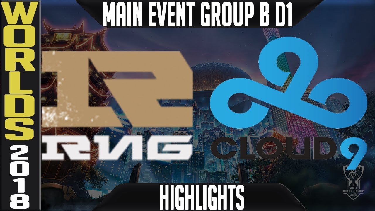 RNG vs C9 Highlights | Worlds 2018 Group B Day 1 | Royal Never Give Up(ChinaLPL) vs Cloud9(NALCS)