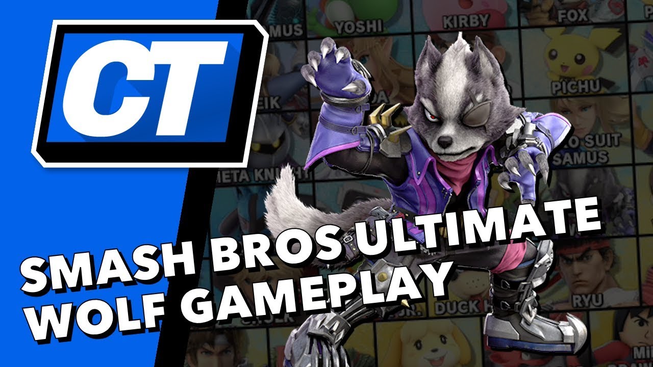 Wolf Gameplay in Super Smash Bros. Ultimate YouTube