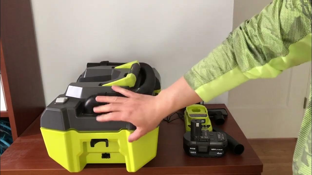 RYOBI CORDLESS 18VOLT WET/DRY VACUUM REVIEW YouTube