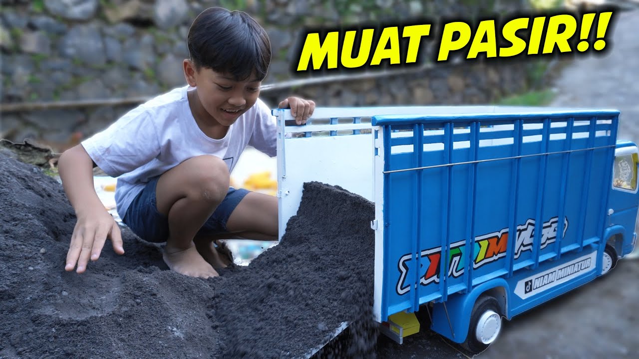 MUATAN PASIR!! TRUK BARU DIMAS COBA MUATAN BERAT..