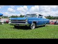 1968 Plymouth Sport Fury 2 Door in Blue & Engine Sound on My Car Story with Lou Costabile