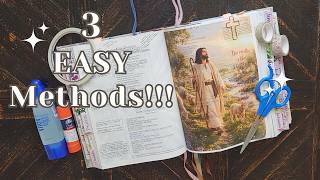 How I Add Beautiful Tip-Ins to My Bible (Step-by-Step)