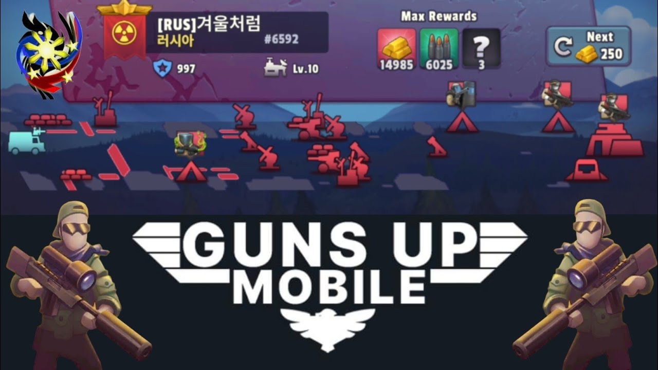 Guns Up Mobile (One of the best and hardest base with SharpShooter Vets