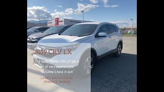 2019 Honda CRV LX AWD -What Do You Get With This Model? by Cathy at Terrace Honda 1,781 views 4 years ago 3 minutes, 8 seconds