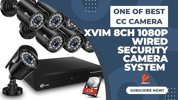 XVIM 8CH 1080P Wired Security Camera System