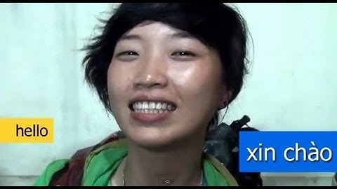 Four Vietnamese basic expressions: hello, thank you, sorry, goodbye