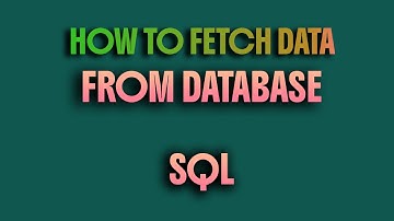 Learn SQL: Fetch Data from MySQL Database Step by Step | SQL Tutorial for Beginners #dataanalysis