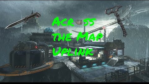 Double Ballistic Knife Cross Map Uplink