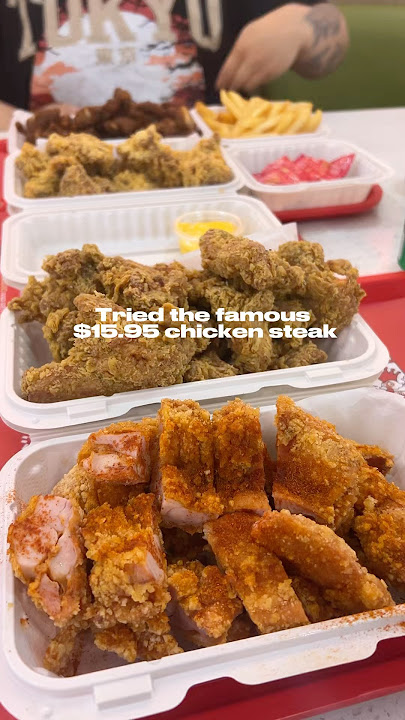 $15.95 chicken steak?! 📍ZhengXin Chicken