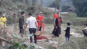 Lễ cấp sắc của đồng bào dân tộc Dao áo dài ở Tuyên Quang.10 tháng 1, 2020